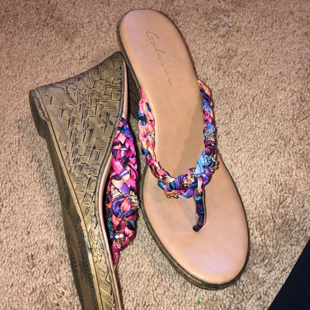 7 sandal wedges